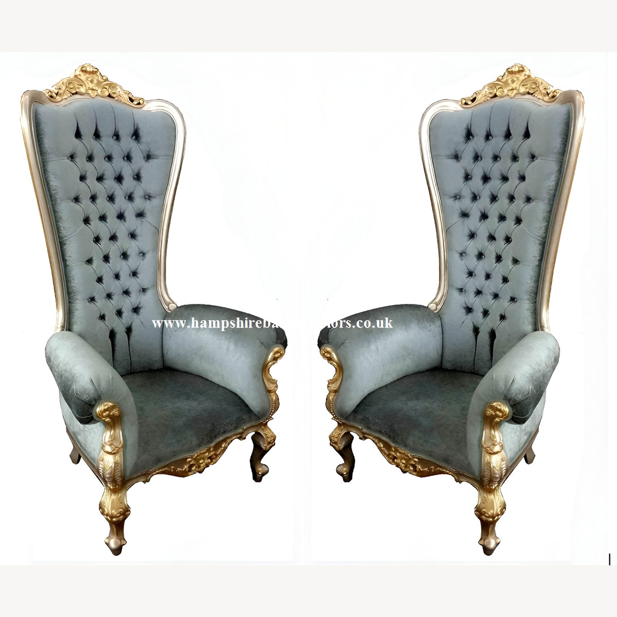 An Elegance Huge Throne Chair In Your Choice Frame Colour And Fabric Colour 1 - Hampshire Barn Interiors - An Elegance Huge Throne Chair In Your Choice Frame Colour And Fabric Colour -
