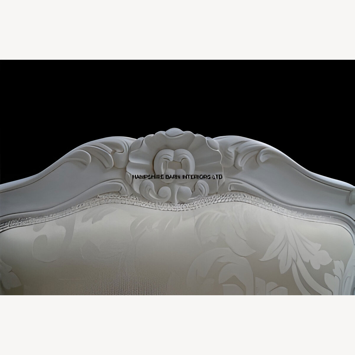 French Chateau Style Ornate Arm Chair Bedroom Antique White Boudoir Shop Lounge 3 - Hampshire Barn Interiors - French Chateau Style Ornate Arm Chair Bedroom Antique White Boudoir Shop Lounge -