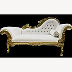 Hampshire Wedding Set With Gold Leaf Frames White Faux Leather With Crystals Sofa Plus 2 x Chairs As Shown All Matching 3 - Hampshire Barn Interiors - Hampshire Wedding Set With Gold Leaf Frames White Faux Leather With Crystals Sofa Plus 2 x Chairs As Shown All Matching -